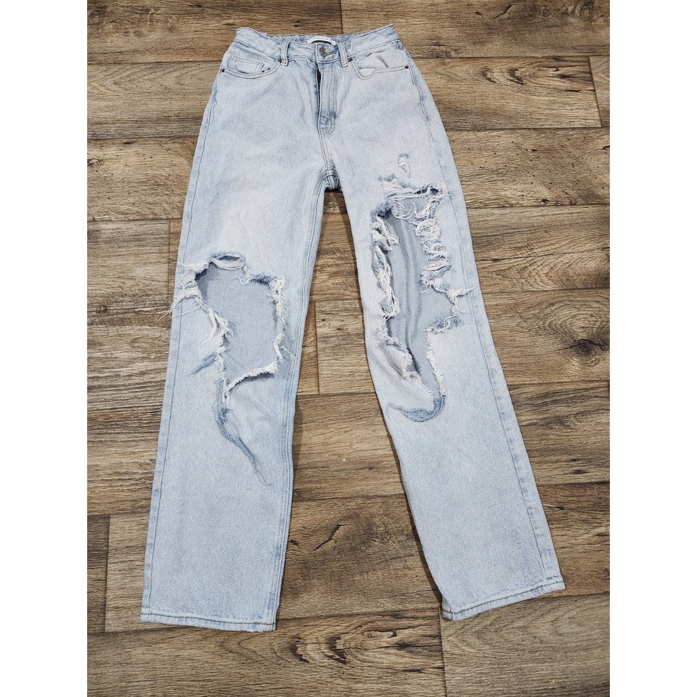 Pacsun Boyfriend Jeans Womens 26 x 32 Vtg 90s Loose Ripped Distressed Y2K Baggy